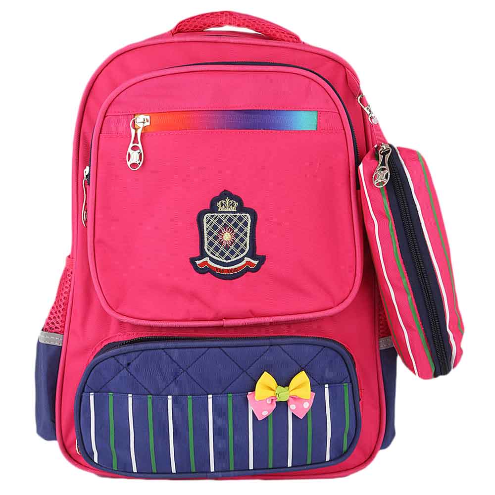 Kids School Bag (8230) - Dark Pink, Kids, School and Laptop Bags, Chase Value, Chase Value