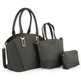 Women's Handbag 3 Pcs (846) - Black, Women, Bags, Chase Value, Chase Value