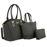 Women's Handbag 3 Pcs (846) - Black, Women, Bags, Chase Value, Chase Value
