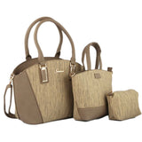 Women's Handbag 3 Pcs (846) - Grey, Women, Bags, Chase Value, Chase Value