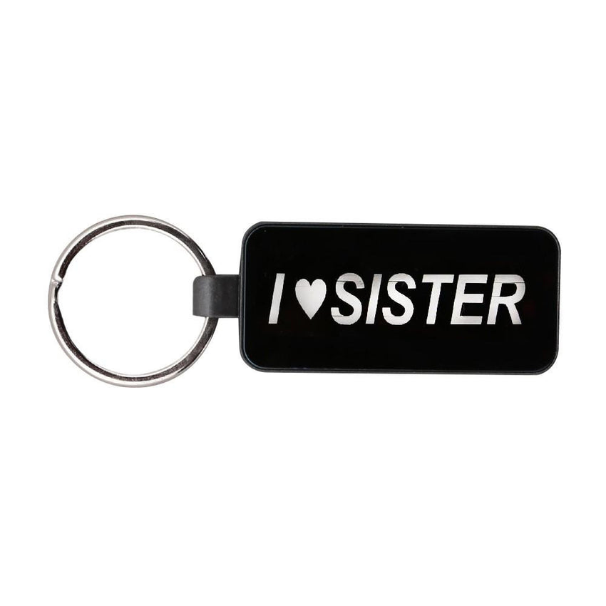 I Love Sister Key Chain - test-store-for-chase-value