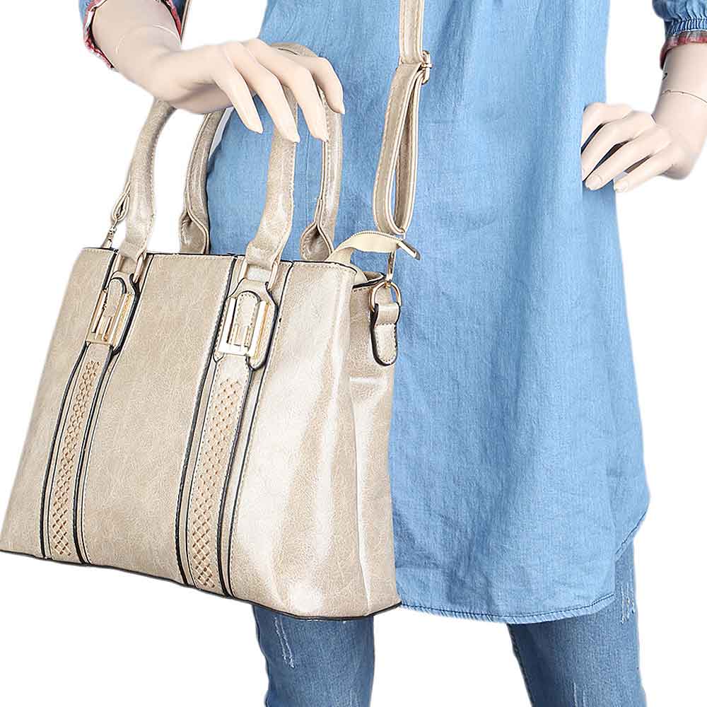 Women's Handbag (8809-2) - Fawn, Women, Bags, Chase Value, Chase Value
