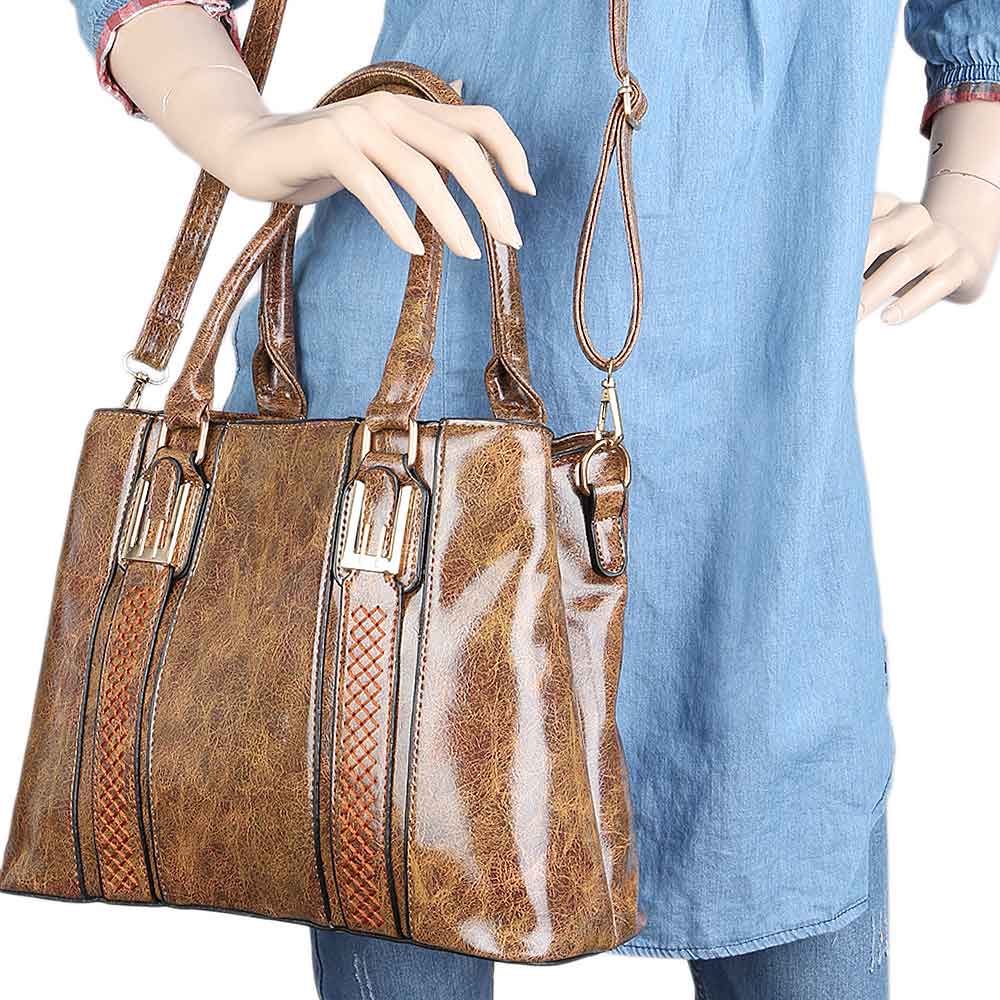 Women's Handbag (8809-2) - Brown, Women, Bags, Chase Value, Chase Value