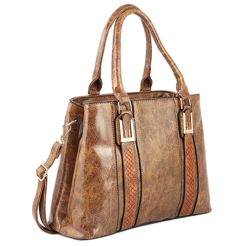 Women's Handbag (8809-2) - Brown, Women, Bags, Chase Value, Chase Value