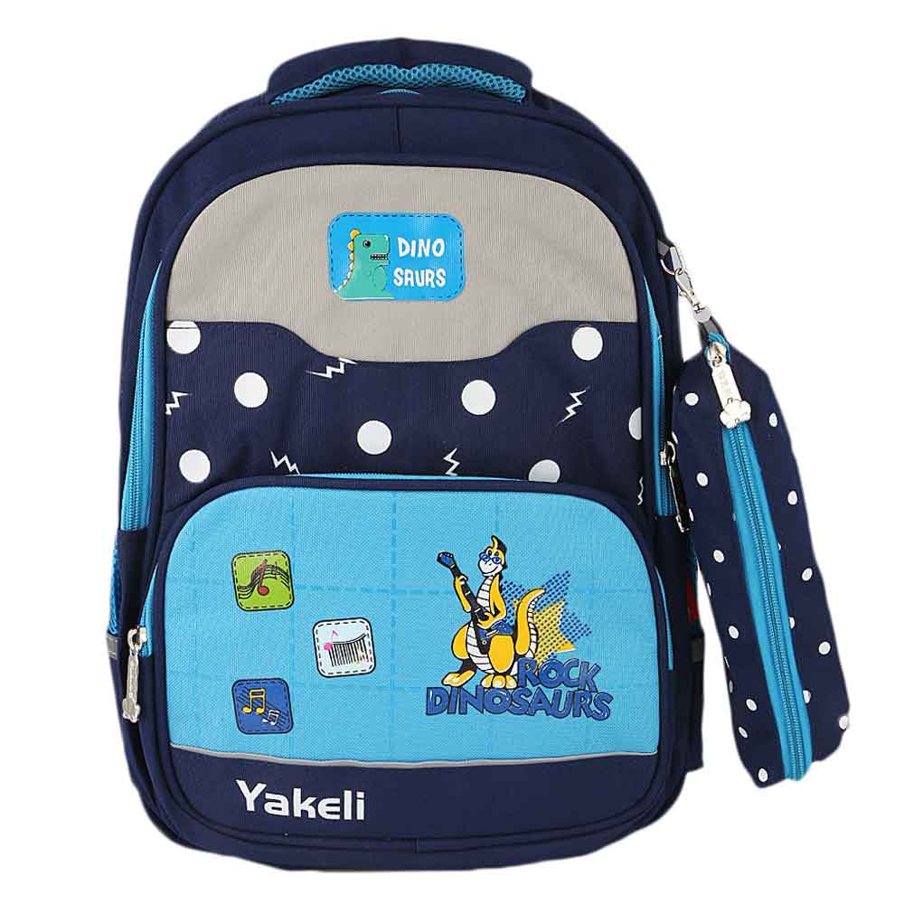 Kids School Bag (8835) - Navy Blue - Blue, Kids, School and Laptop Bags, Chase Value, Chase Value