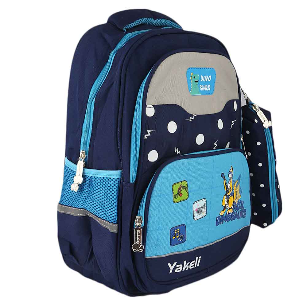 Kids School Bag (8835) - Navy Blue - Blue, Kids, School and Laptop Bags, Chase Value, Chase Value