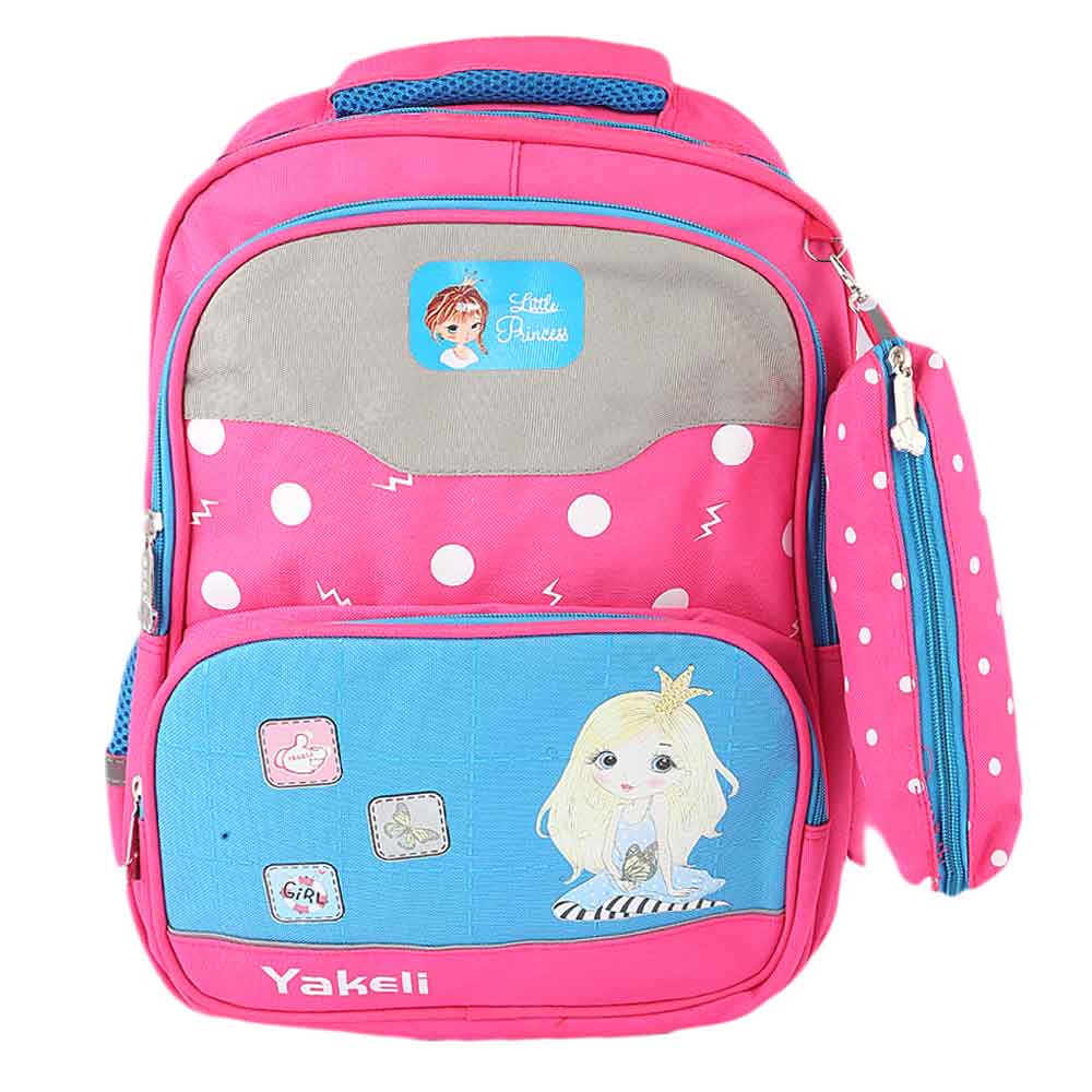 Kids School Bag (8835) - Pink - Blue, Kids, School and Laptop Bags, Chase Value, Chase Value