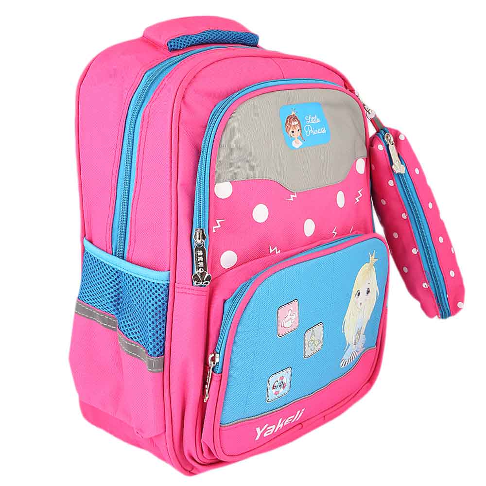 Kids School Bag (8835) - Pink - Blue, Kids, School and Laptop Bags, Chase Value, Chase Value