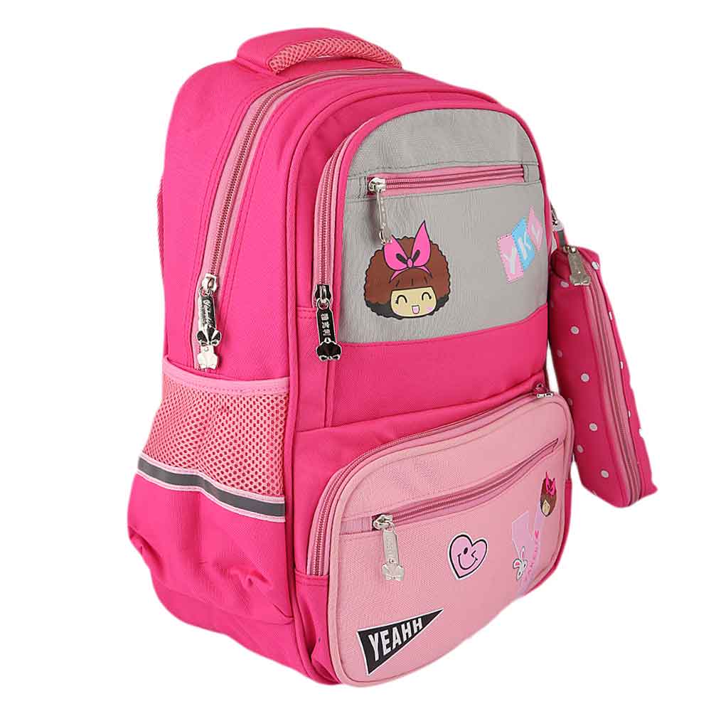 Kids School Bag (8851) - Pink, Kids, School and Laptop Bags, Chase Value, Chase Value
