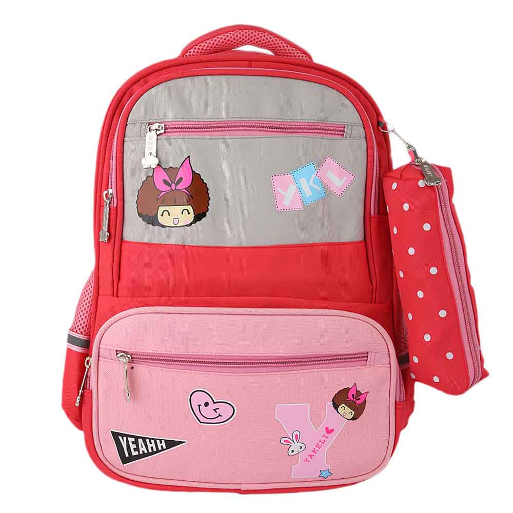Kids School Bag (8851) - Red, Kids, School and Laptop Bags, Chase Value, Chase Value