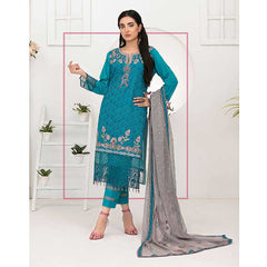 Ophelia Embroidered Chikankari 3 Piece Un-Stitched Suit - 8881 A, Women, 3Pcs Shalwar Suit, Tawakkal Fabrics, Chase Value