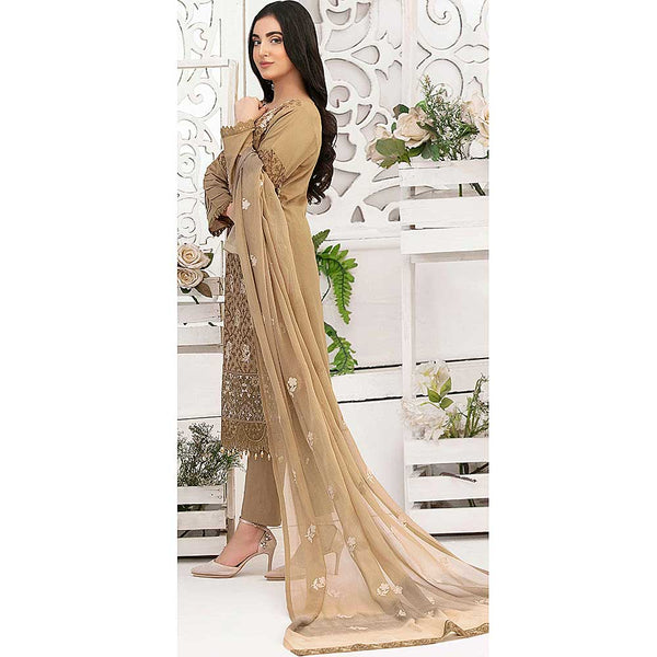 Ophelia Embroidered Chikankari 3 Piece Un-Stitched Suit - 8884 B, Women, 3Pcs Shalwar Suit, Tawakkal Fabrics, Chase Value