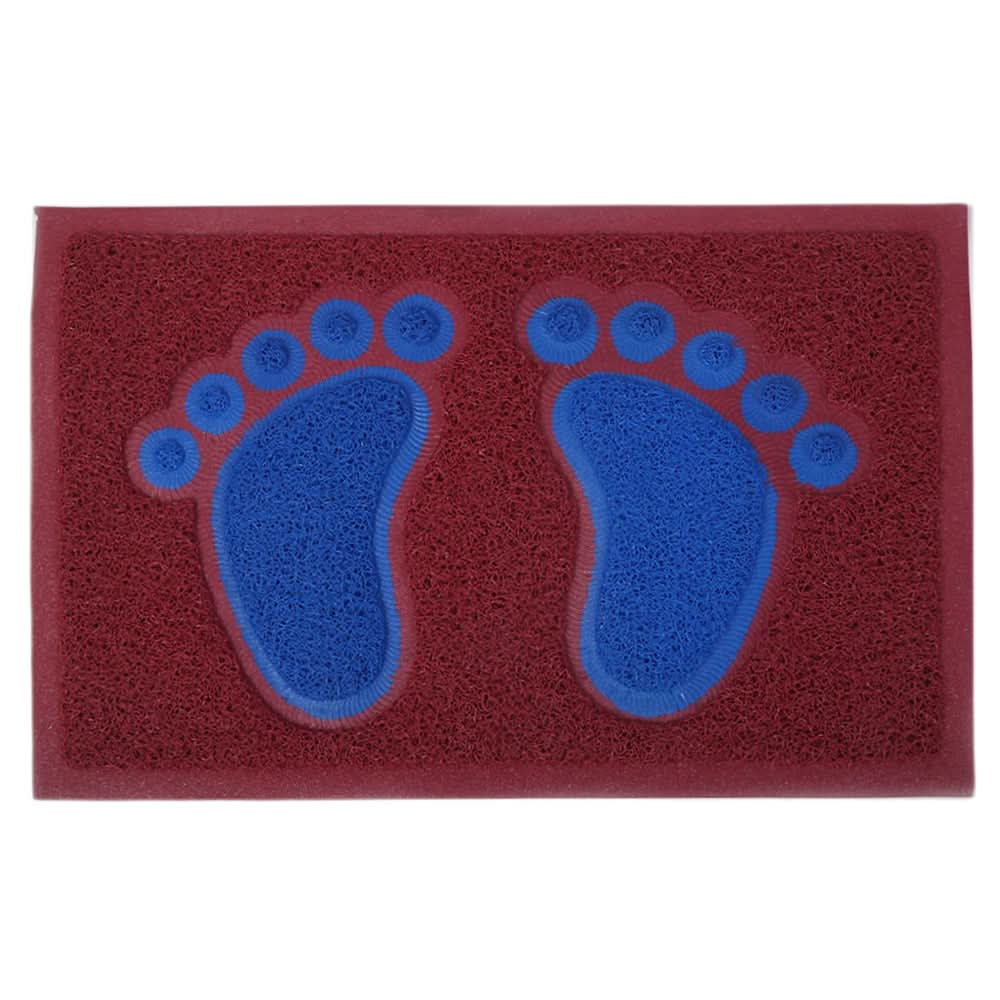 Grass mat Double Color 38x58 - Maroon, Home & Lifestyle, Mats, Chase Value, Chase Value