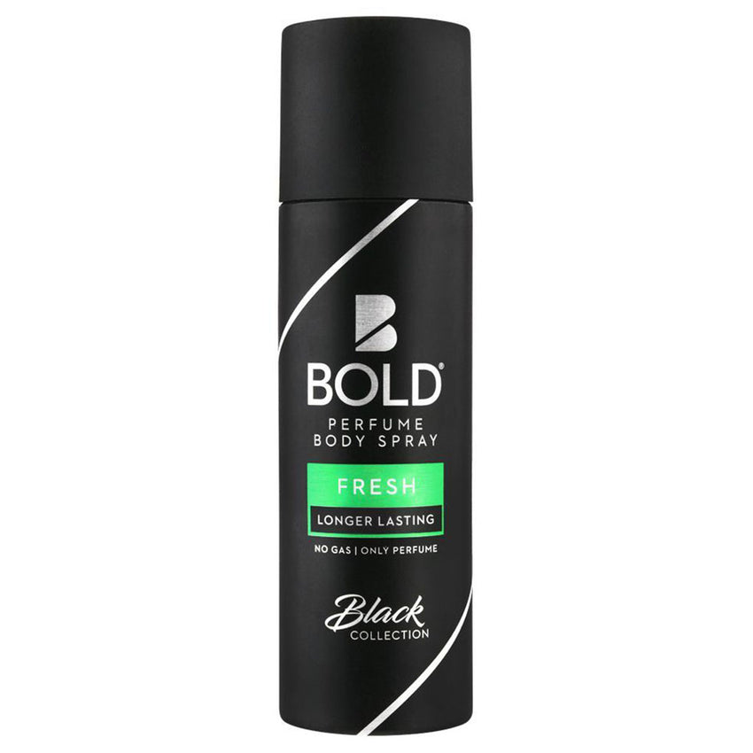 Bold Black Collection Fresh Body Spray 120ml, Beauty & Personal Care, Men Body Spray And Mist, Chase Value, Chase Value