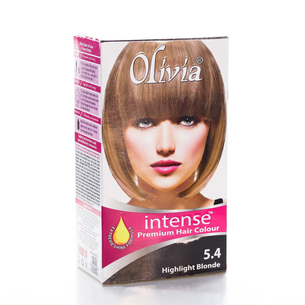 Olivia Intense Premium Hair Colur Highlight Blonde 5.4, BEAUTY & PERSONAL CARE, HAIR COLOUR, Chase Value, Chase Value