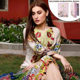 Zobia Noor Embroidered Lawn 3 Piece Un-Stitched Suit - ZN-05A, Women, 3Pcs Shalwar Suit, Salam's Textiles, Chase Value