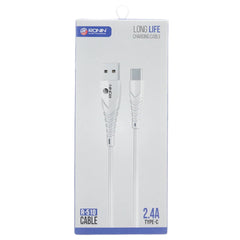 Ronin R-510 Long life Charging Type-C Data Cable - White, Home & Lifestyle, Usb Cables, Ronin, Chase Value