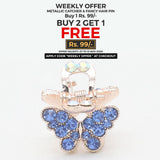 Women's Metal Catcher - Blue, Women, Hair And Head Jewellery, Chase Value, Chase Value