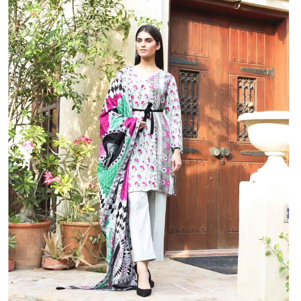 Cotrina Printed Cotton 3 Piece Un-Stitched Suit - 09, Women, 3Pcs Shalwar Suit, Regalia Textiles, Chase Value