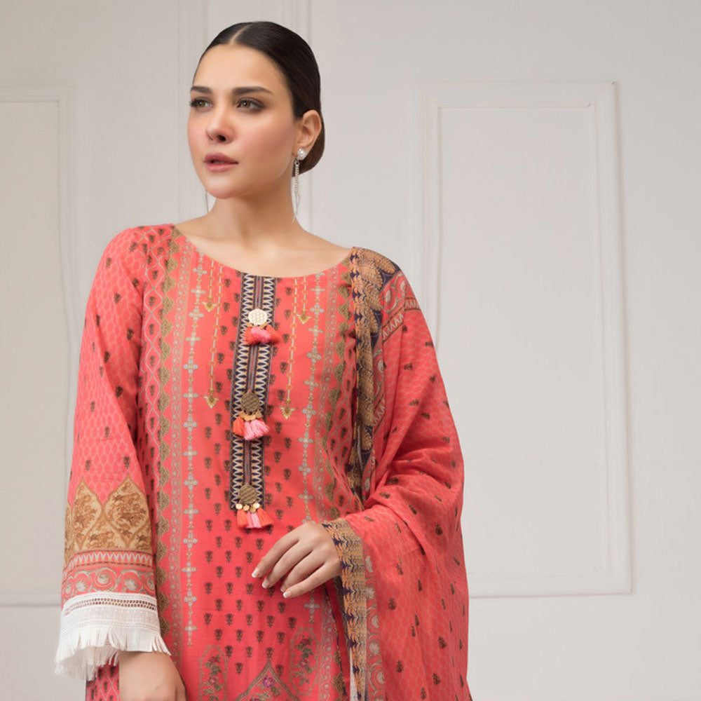 Regalia Printed Lawn 3 Piece Un-Stitched Suit - 09, Women, 3Pcs Shalwar Suit, Regalia Textiles, Chase Value