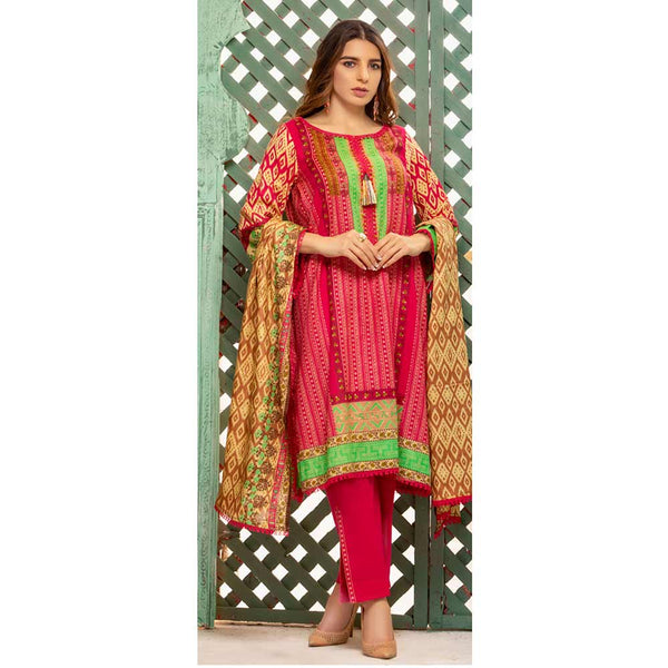 Sahil Printed Lawn 3 Piece Un-Stitched Suit Vol 1 - 9A, Women, 3Pcs Shalwar Suit, ZS Textiles, Chase Value