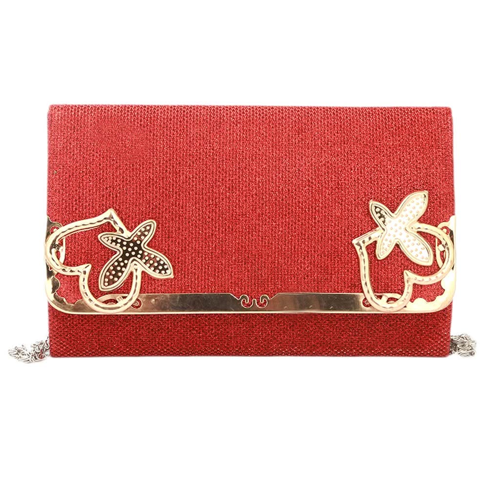 Women's Fancy Clutch (9002) - Red, Women, Clutches, Chase Value, Chase Value