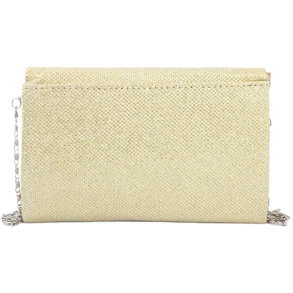 Women's Fancy Clutch (9002) - Golden, Women, Clutches, Chase Value, Chase Value