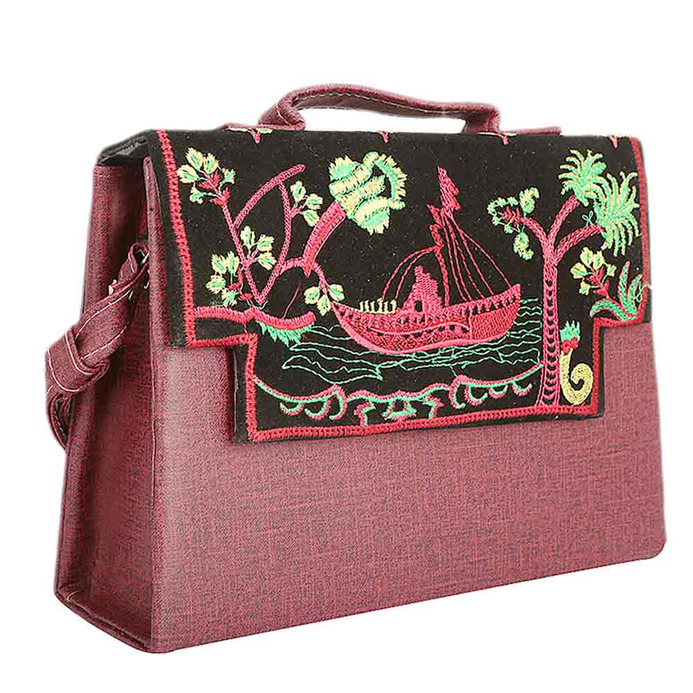 Women's Shoulder Bag (9003) - Maroon, Women, Bags, Chase Value, Chase Value