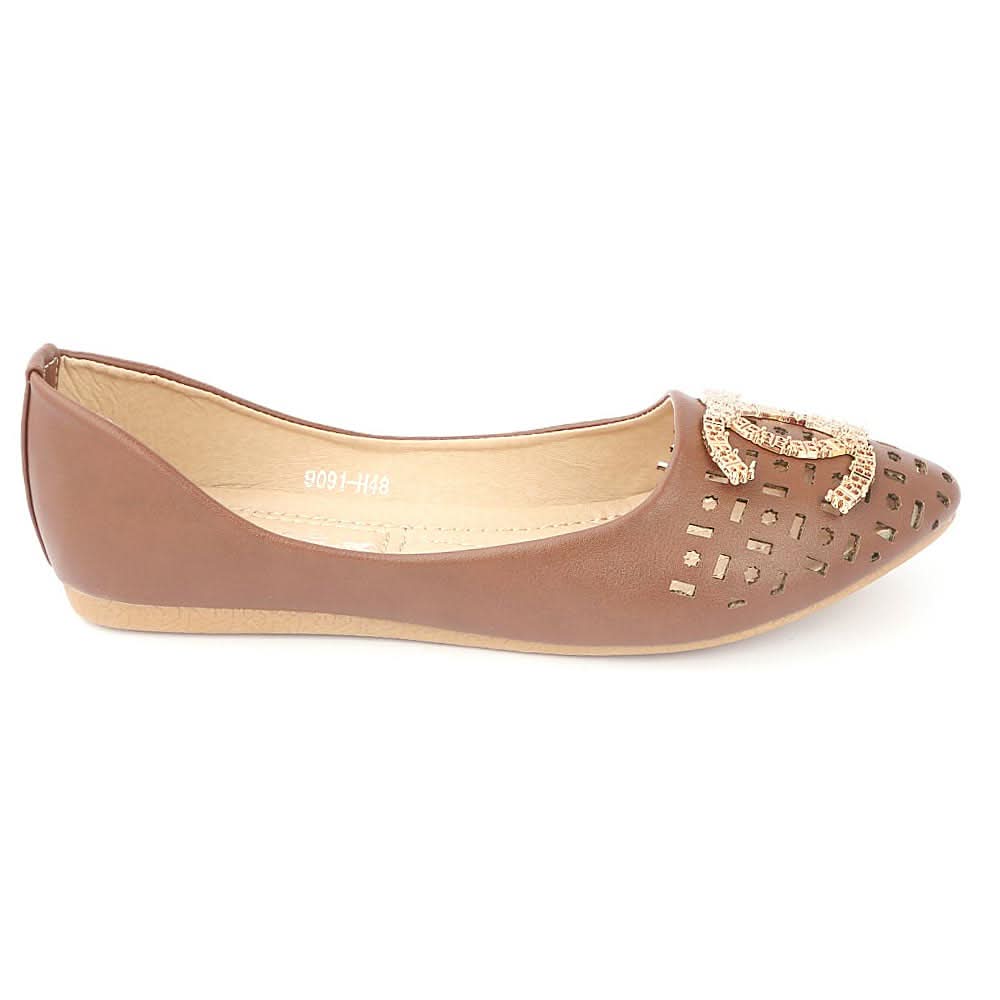 Women's Fancy Pumps (9091-H48) - Brown, Women, Pumps, Chase Value, Chase Value