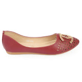 Women's Fancy Pumps (9091-H48) - Maroon, Women, Pumps, Chase Value, Chase Value