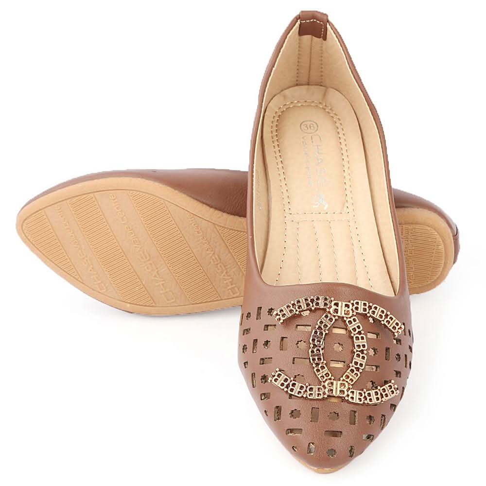 Women's Fancy Pumps (9091-H48) - Brown, Women, Pumps, Chase Value, Chase Value