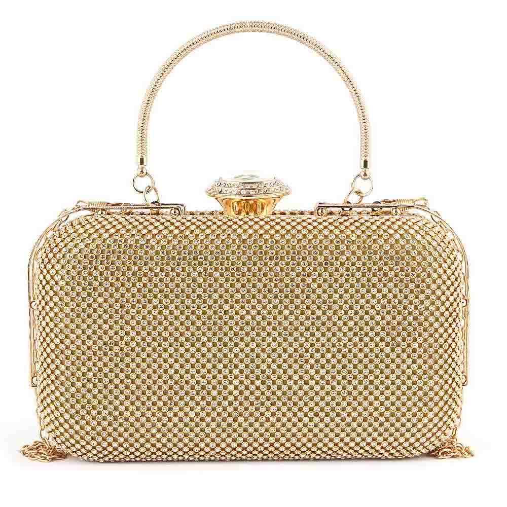 Women's Bridal Clutch (9110) - Gold, Women, Clutches, Chase Value, Chase Value
