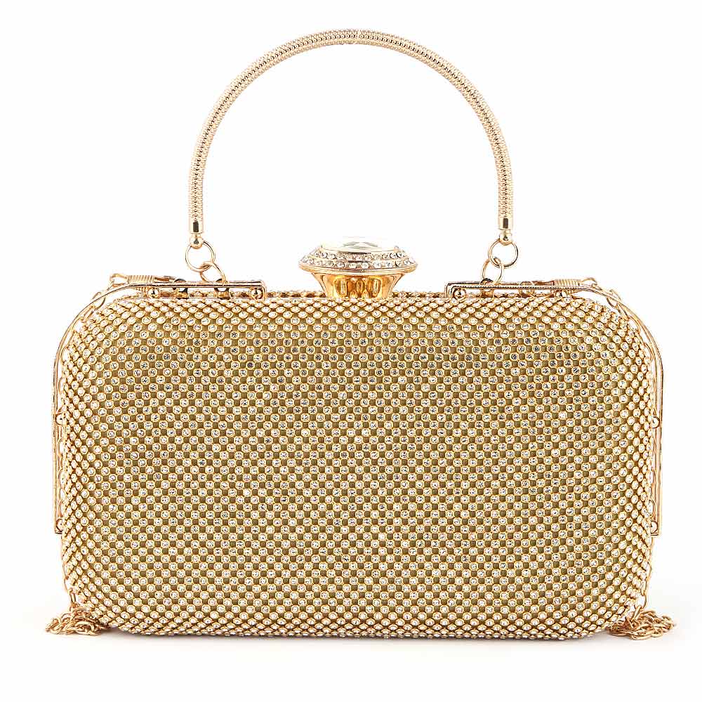 Women's Bridal Clutch (9110) - Gold, Women, Clutches, Chase Value, Chase Value
