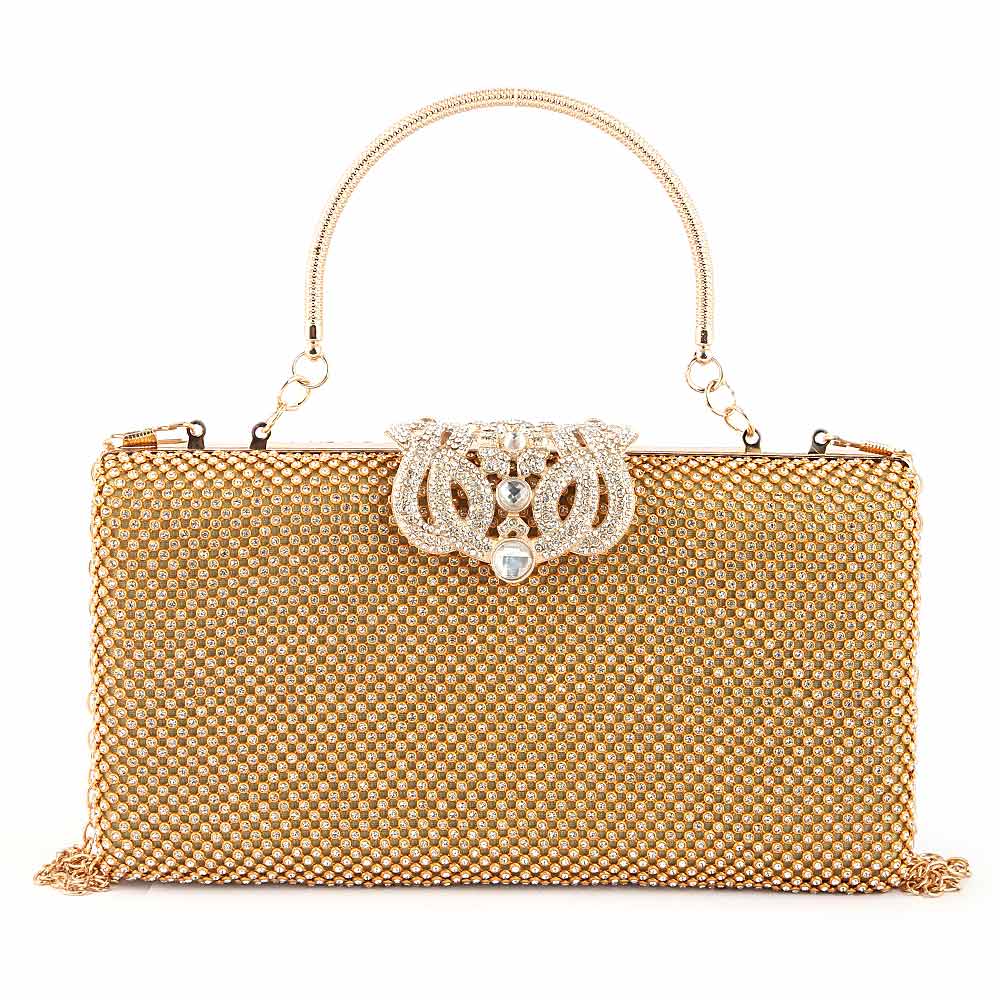 Women's Bridal Clutch (9115) - Gold, Women, Clutches, Chase Value, Chase Value