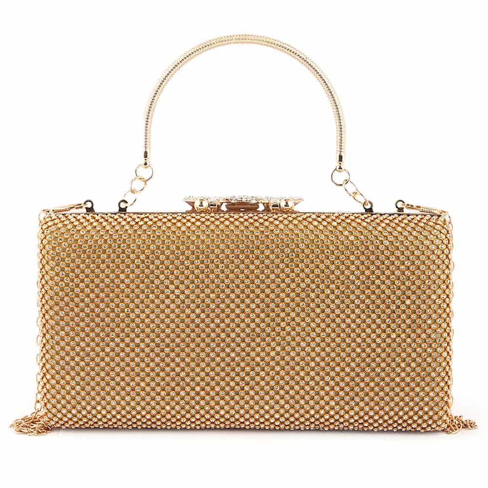 Women's Bridal Clutch (9115) - Gold, Women, Clutches, Chase Value, Chase Value