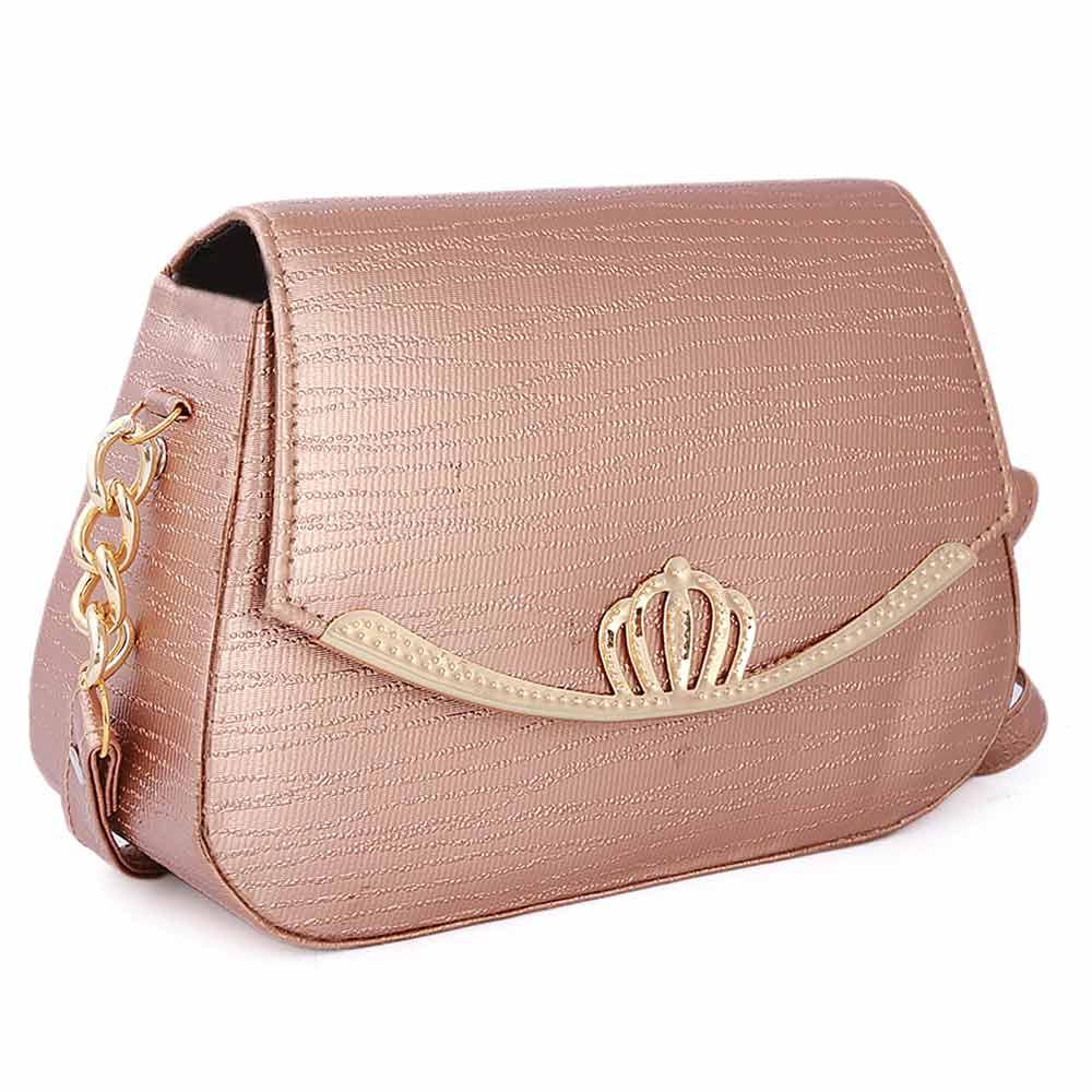 Women's Handbag (9121) - Golden, Women, Bags, Chase Value, Chase Value
