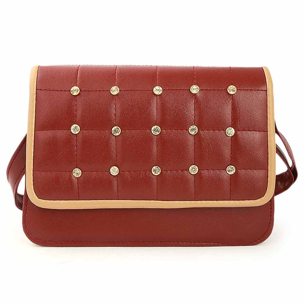 Women's Handbag (9122) - Maroon, Women, Bags, Chase Value, Chase Value