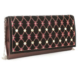Women's Clutch (9125) - Coffee, Women, Clutches, Chase Value, Chase Value