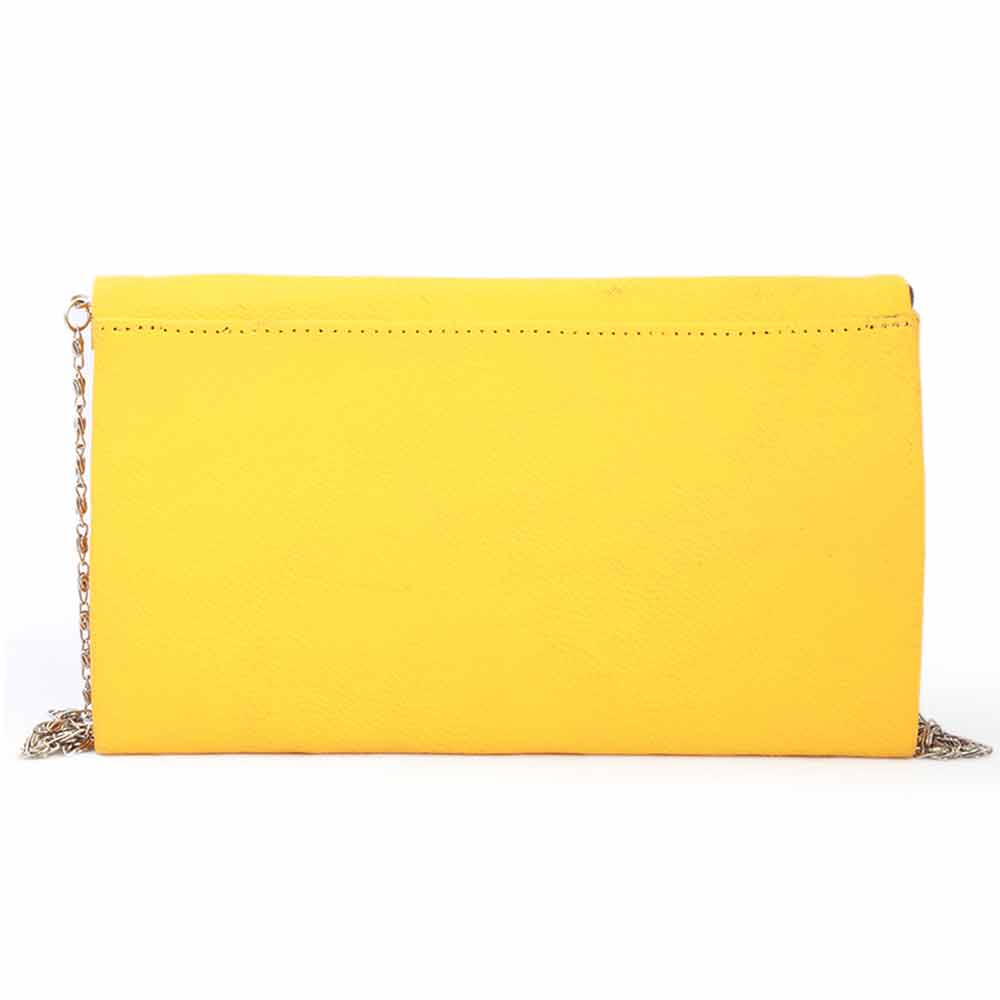 Women's Clutch (9128) - Yellow, Women, Clutches, Chase Value, Chase Value