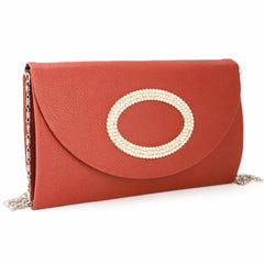 Women's Clutch (9128) - Rust, Women, Clutches, Chase Value, Chase Value