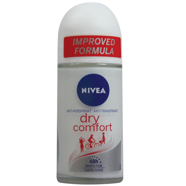 Nivea Roll On Dry Comfort 50ml, Beauty & Personal Care, Body Roll On & Sticks, Nivea, Chase Value