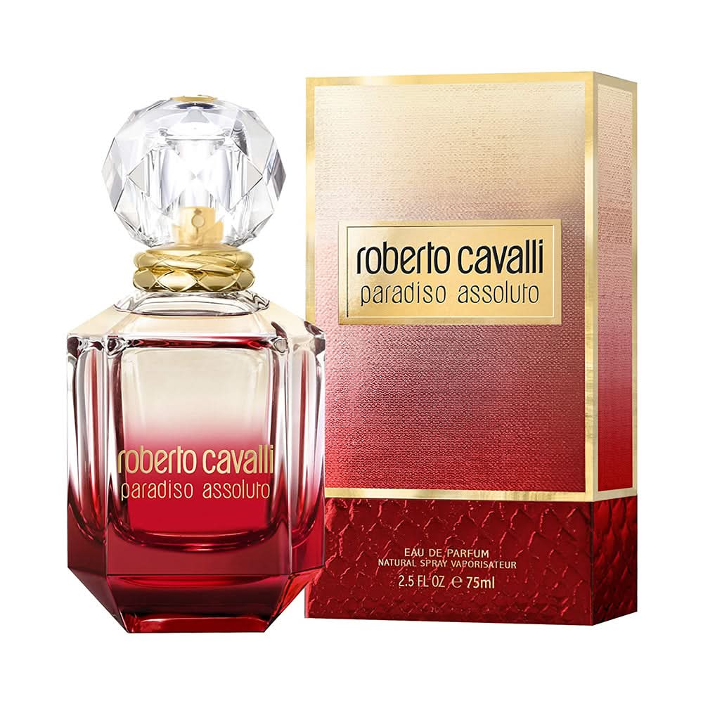 Roberto Cavalli Paradiso Assoluto Eau De Parfum For Women - 75 ML, Beauty & Personal Care, Women Perfumes, Roberto Cavali, Chase Value