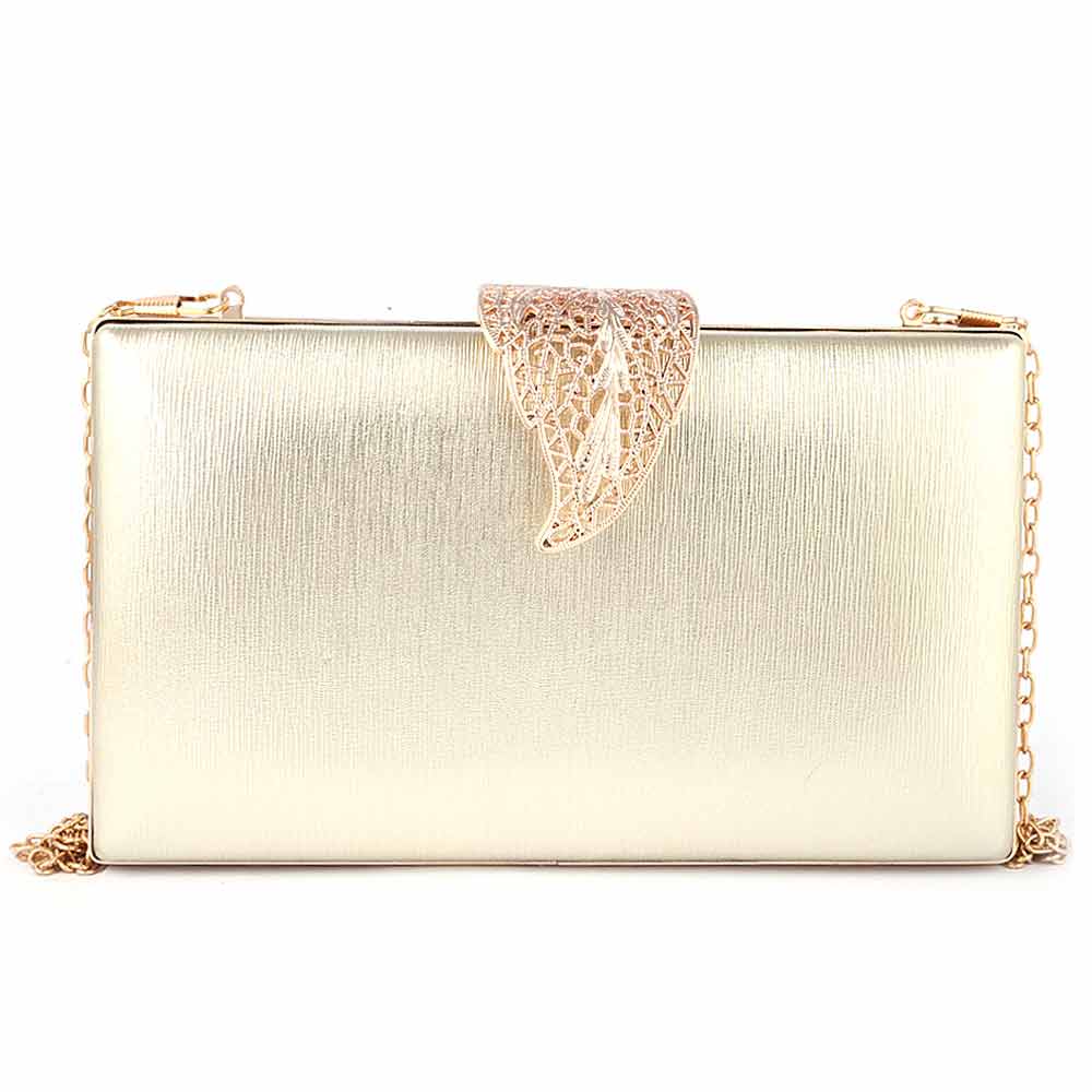 Women's Fancy Clutch (9206) - Gold, Women, Clutches, Chase Value, Chase Value