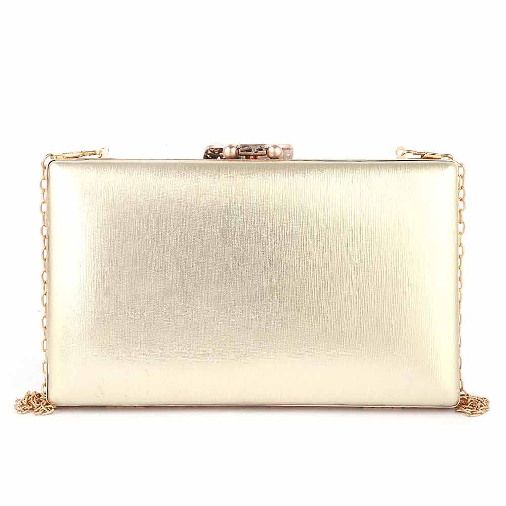 Women's Fancy Clutch (9206) - Gold, Women, Clutches, Chase Value, Chase Value
