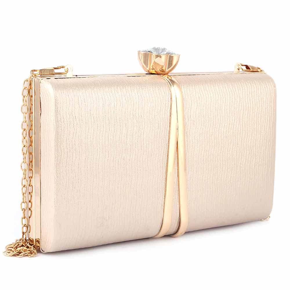 Women's Fancy Clutch (9211) - Champagne, Women, Clutches, Chase Value, Chase Value