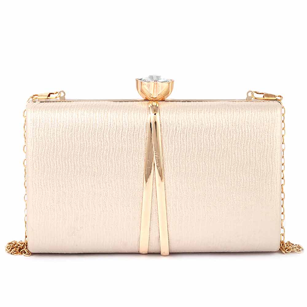 Women's Fancy Clutch (9211) - Champagne, Women, Clutches, Chase Value, Chase Value