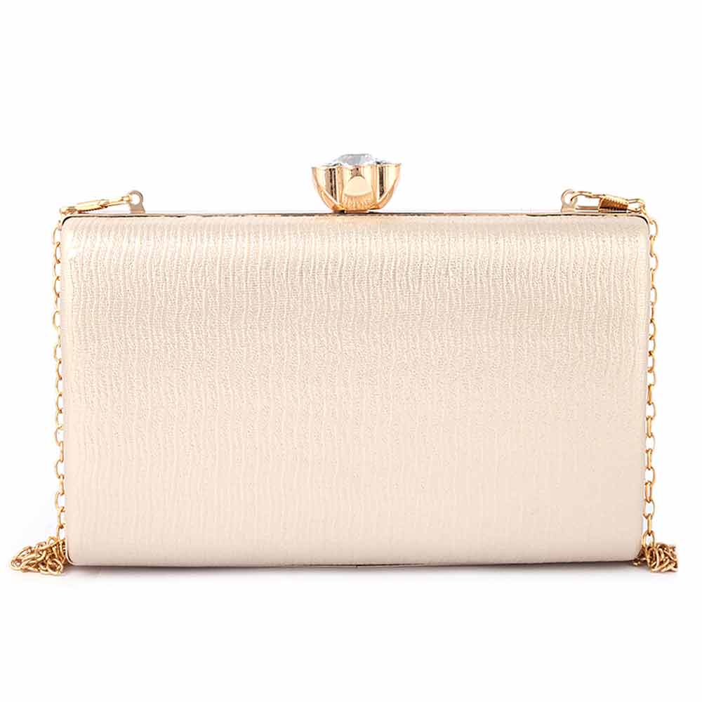 Women's Fancy Clutch (9211) - Champagne, Women, Clutches, Chase Value, Chase Value