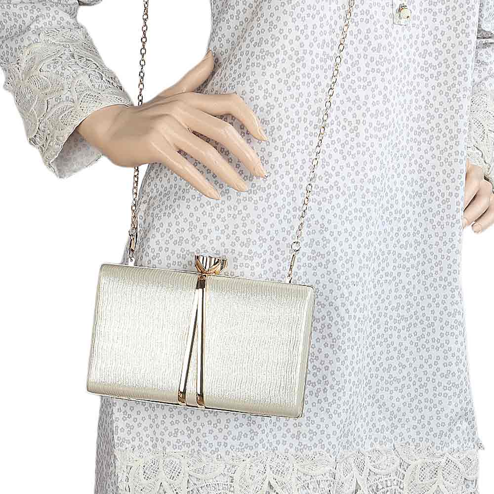Women's Fancy Clutch (9211) - Gold, Women, Clutches, Chase Value, Chase Value