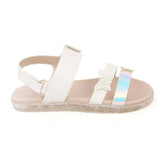 Girls Fancy Sandal (92705) - White, Kids, Girls Sandals, Chase Value, Chase Value