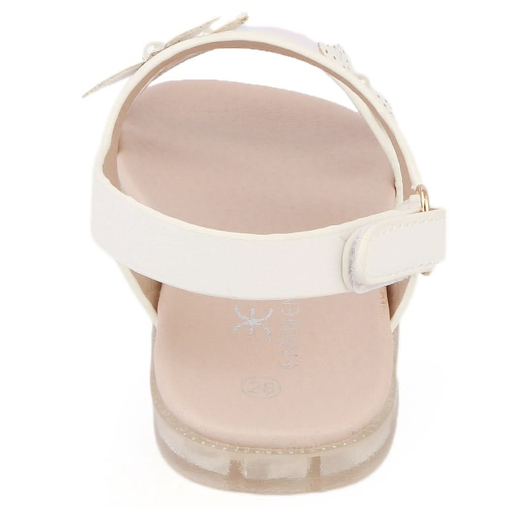 Girls Fancy Sandal (92705) - White, Kids, Girls Sandals, Chase Value, Chase Value
